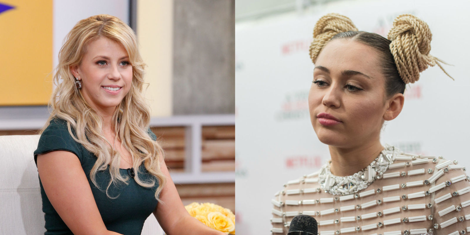 Jodie Sweetin and miley cyrus Jodie Sweetin and miley cyrus