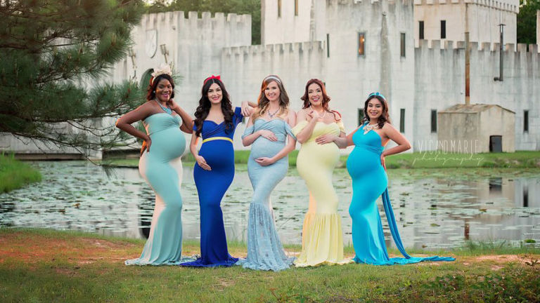 Disney Princess Maternity Photo Shoot - Vic and Marie Photography