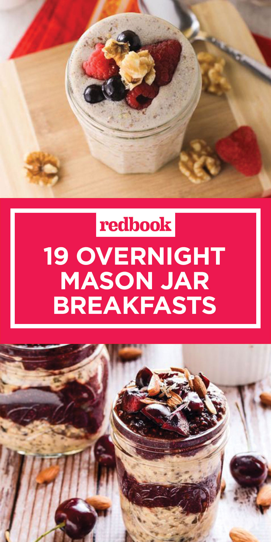 19 Easy Mason Jar Recipes for Breakfast Healthy Overnight Breakfast Ideas