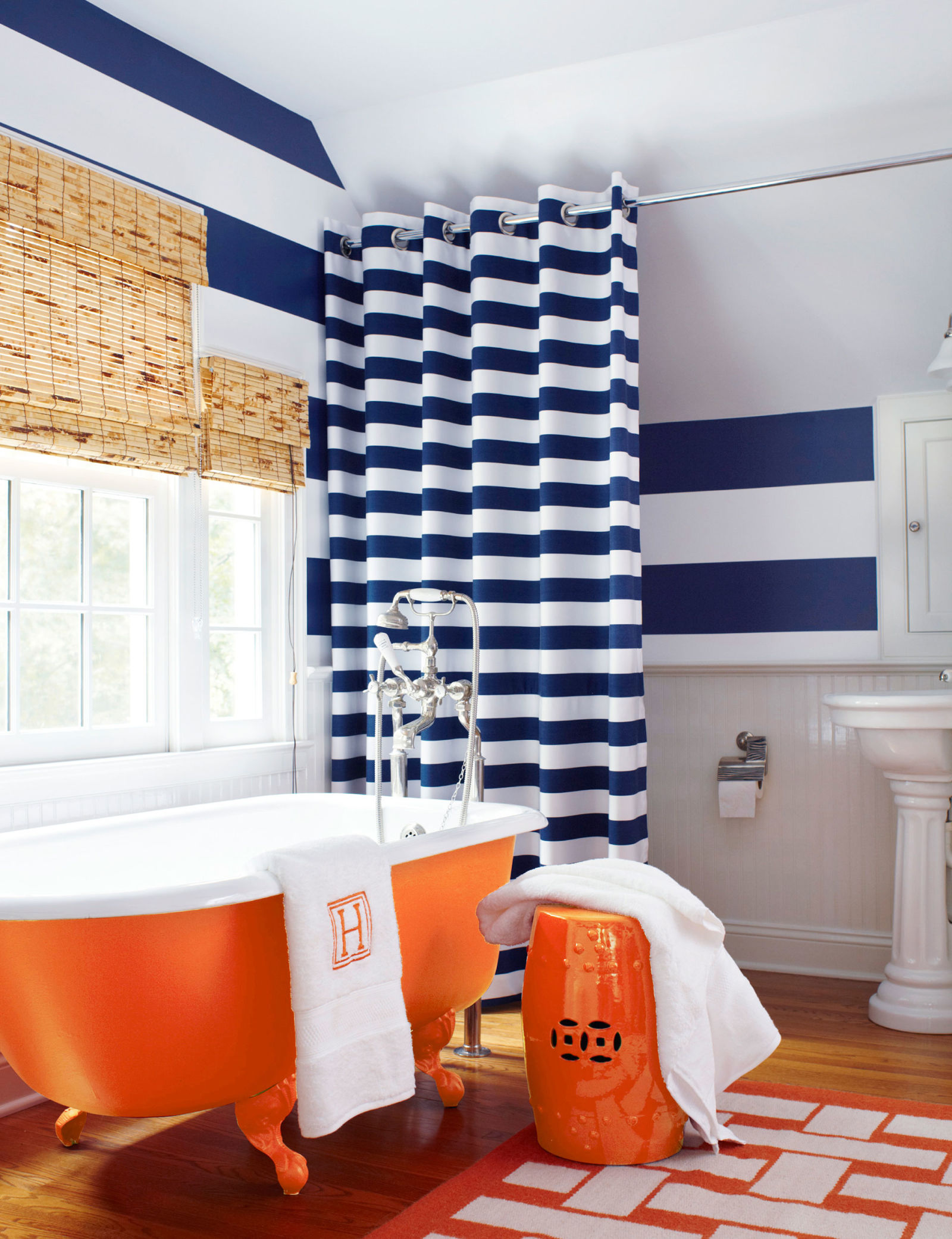 blue and orange bathroom blue and orange bathroom